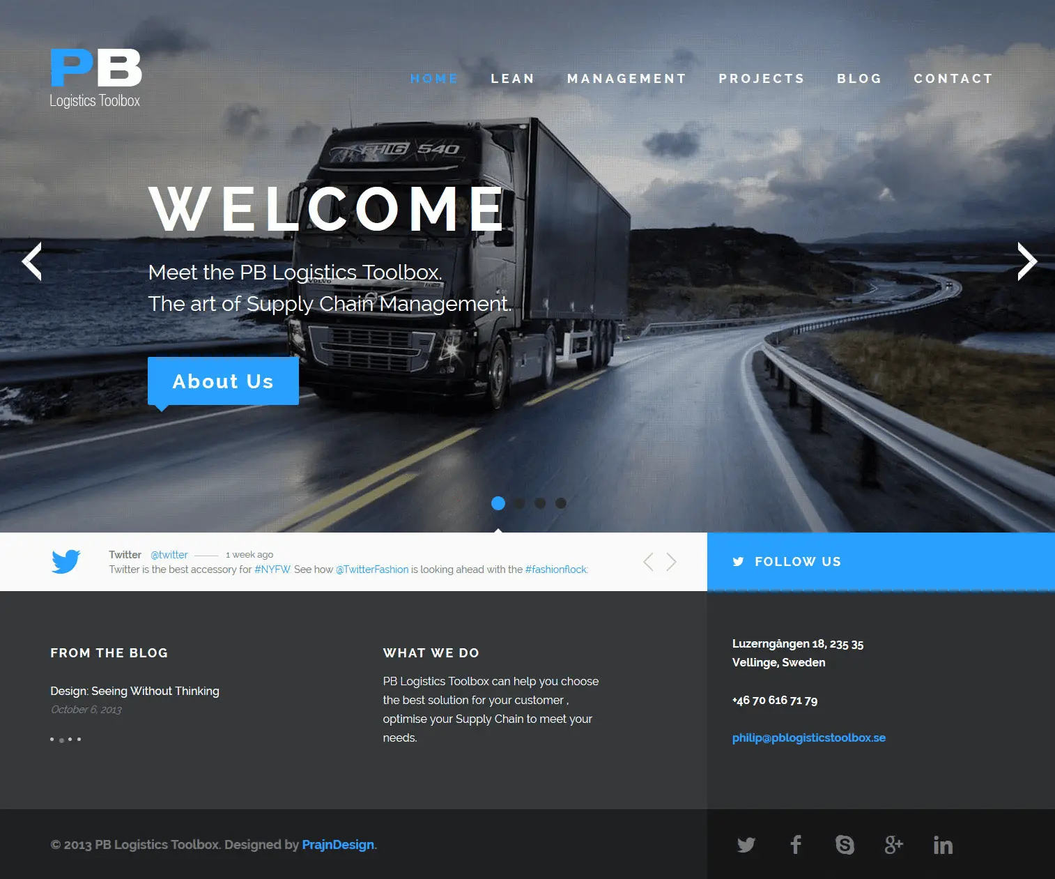 Plataforma web para transportadora com rastreamento de cargas